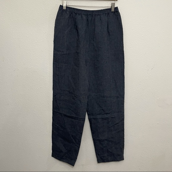 Eskandar Oversized Linen Pants Size 1